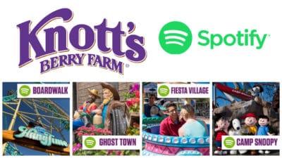 Knott’s Berry Farm Adds Playlists to Spotify