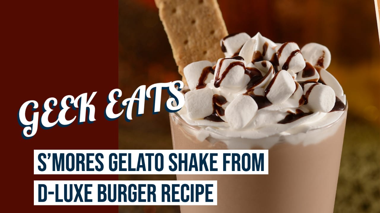 S’mores Gelato Shake from D-Luxe Burger at Disney Springs – GEEK EATS Disney Recipe