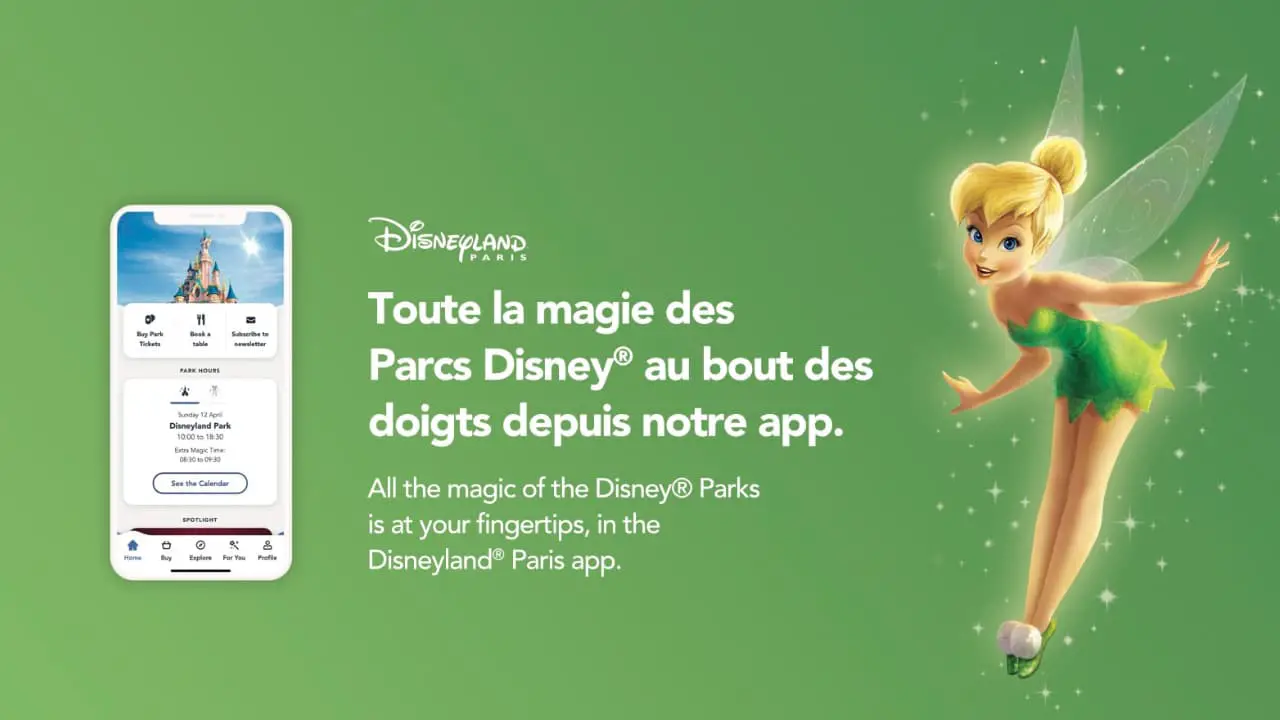 Disneyland Paris Updates Mobile App and Touts Benefits