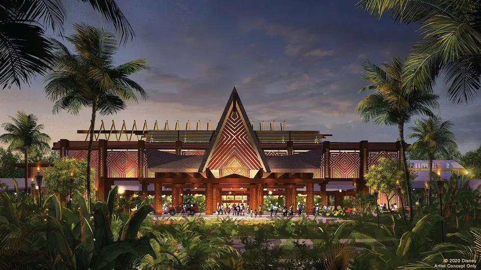 Disney’s Polynesian Village Resort Unveils New Planned Entryway