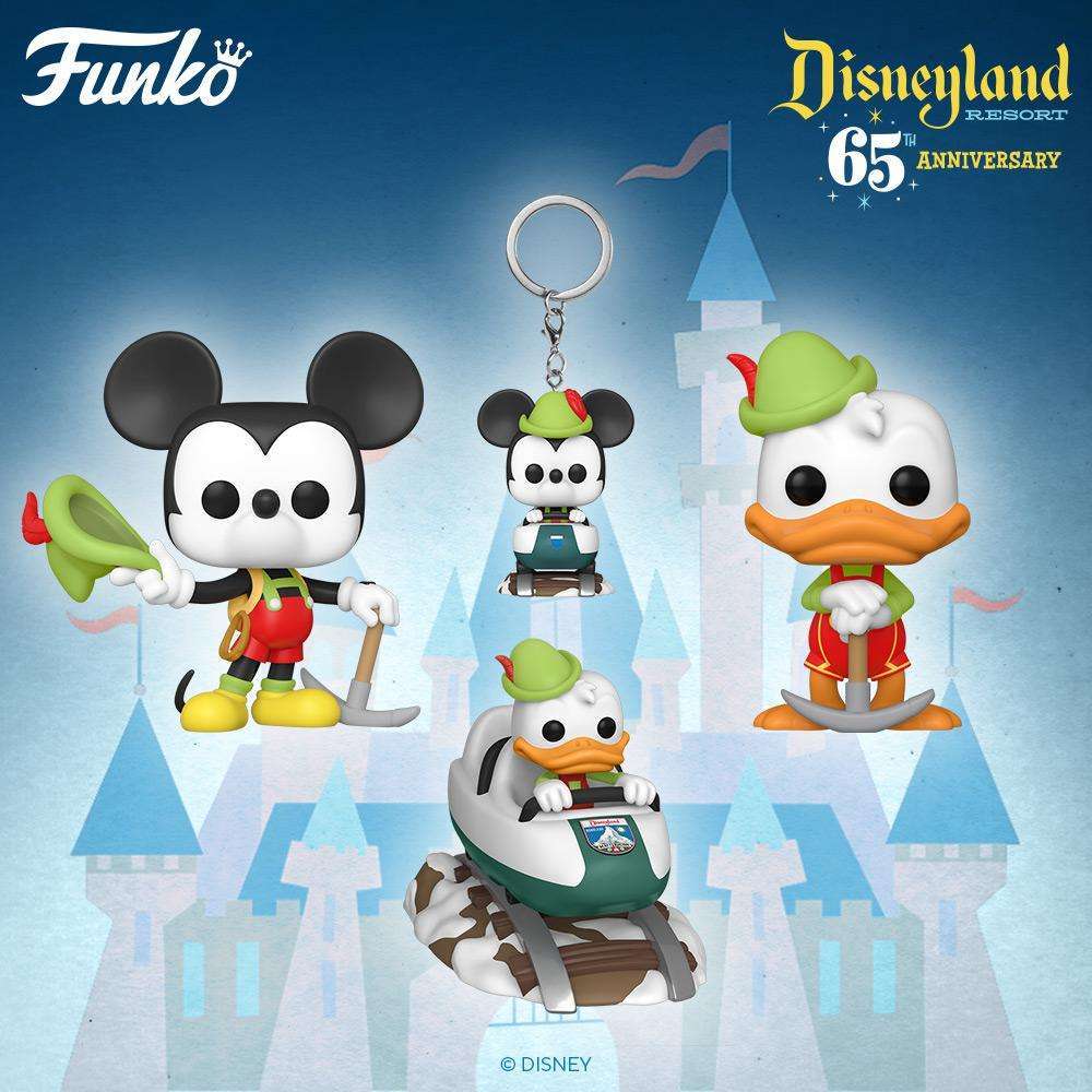 Disneyland 65th Anniversary Funko Pop Figures Revealed