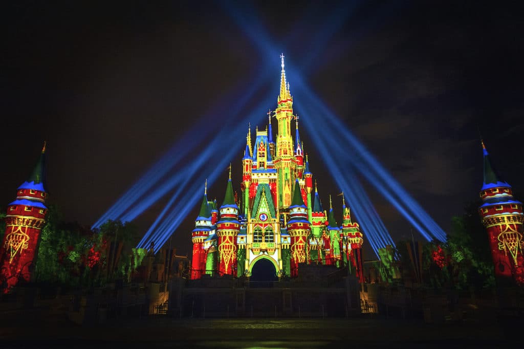Cinderella Castle - Holiday Projections