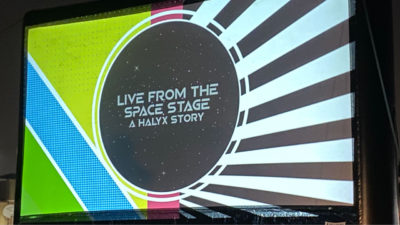 The World Drive-In Screening of Live From the Space Stage: A Haylx Story Hits a Homerun!