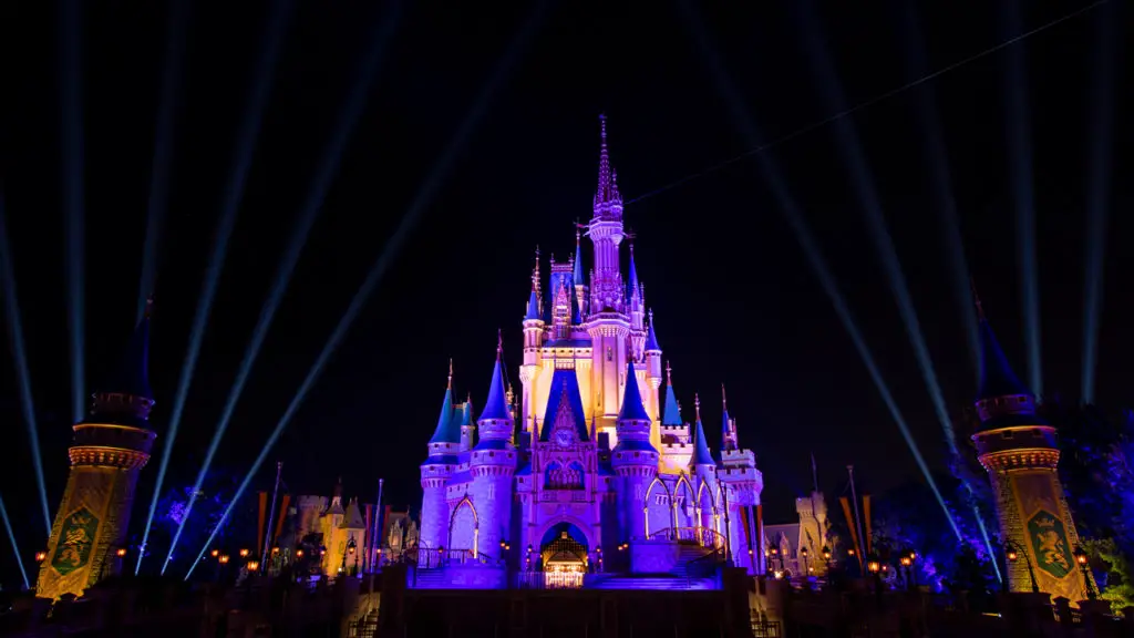 LA Lakers Colors on Cinderella Castle - Featured Image