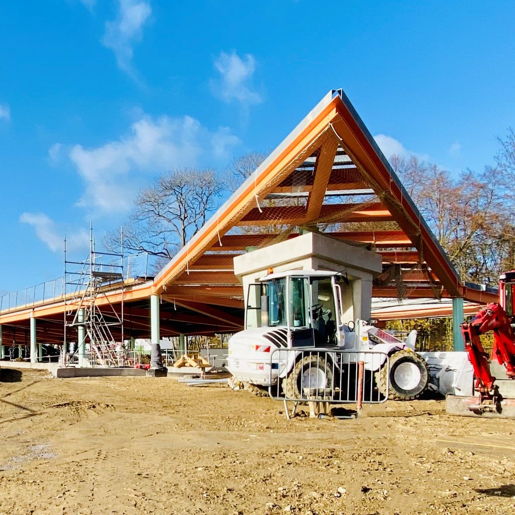 Cars Route 66 Road Trip Station Construction