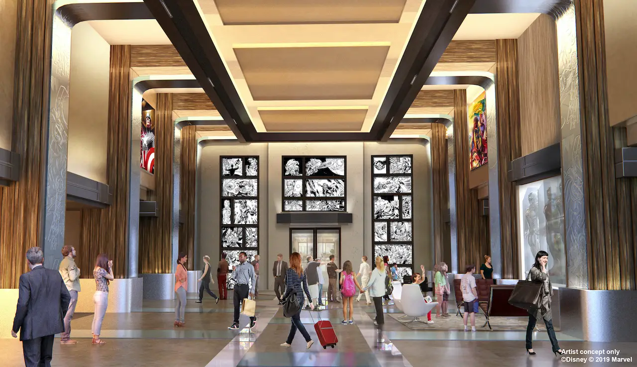 Disney’s Hotel New York – The Art of Marvel Opening on June 21, 2021!