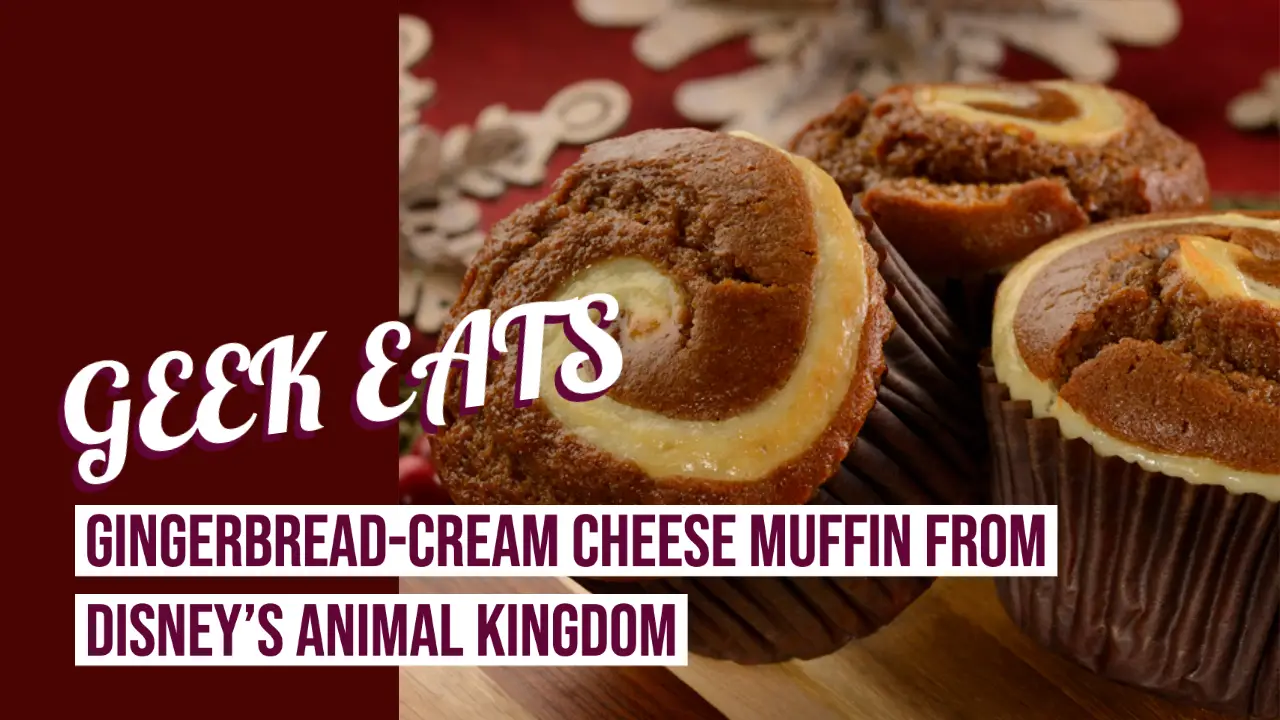 Gingerbread-Cream Cheese Muffin – GEEK EATS Disney Recipe