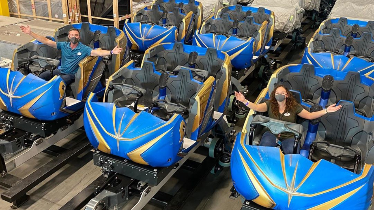 Imagineer Zach Riddley Reveals Ride Vehicles for EPCOT’s Guardians of the Galaxy: Cosmic Rewind!