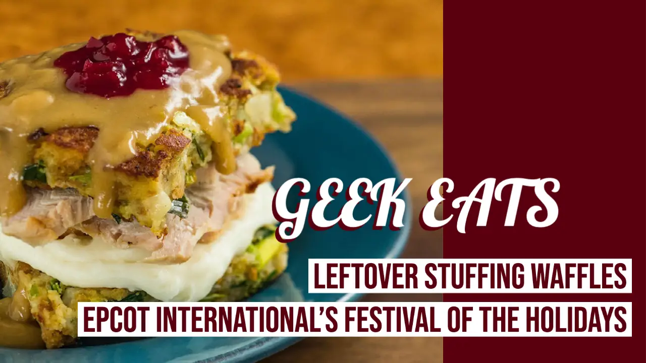 Leftover Stuffing Waffles – GEEK EATS Disney Recipes