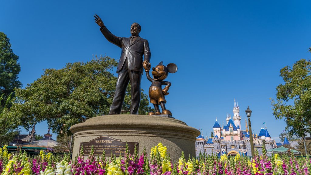 Partners Statue at Disneyland - November 18, 2020