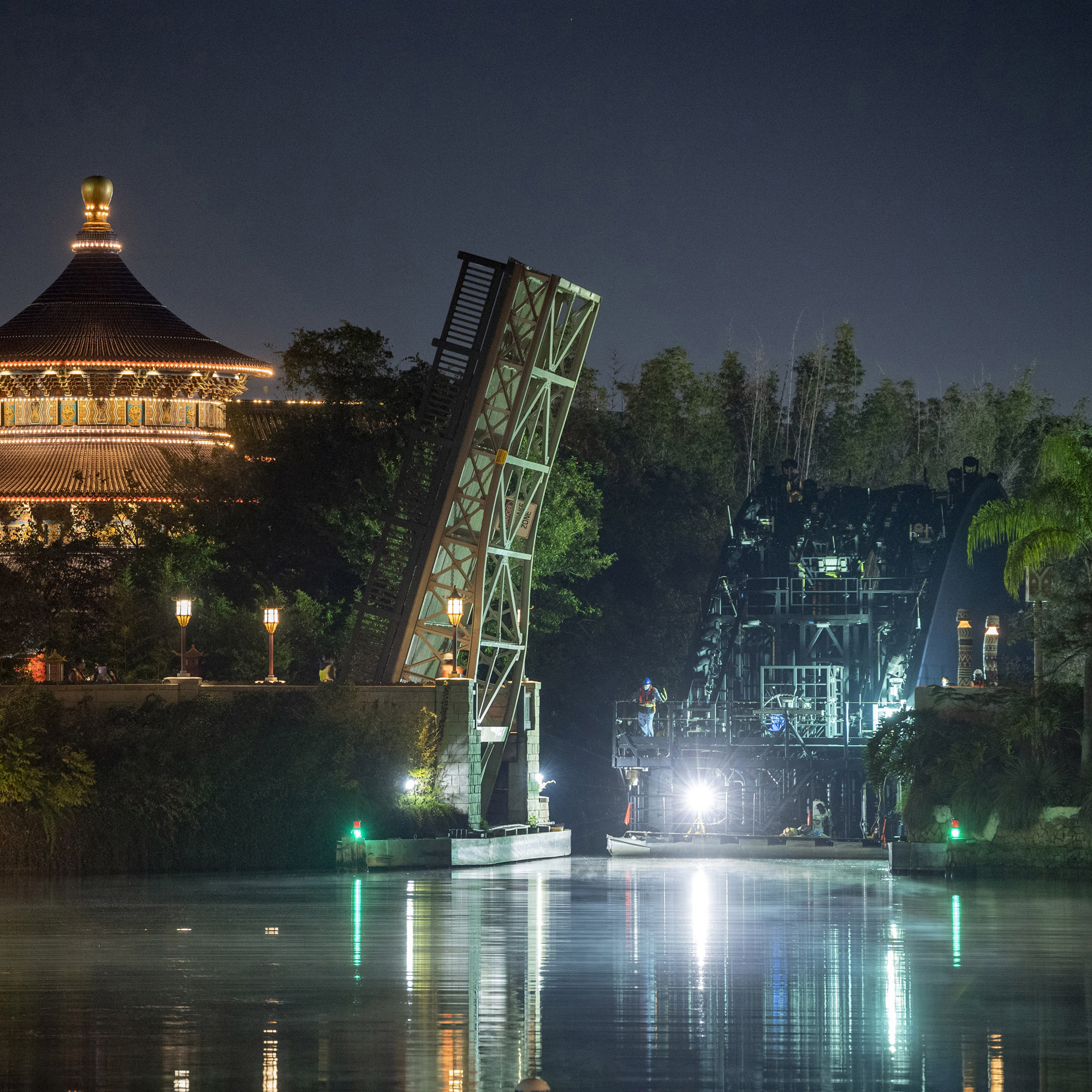 'Harmonious' Platform Begins Testing on World Showcase Lagoon