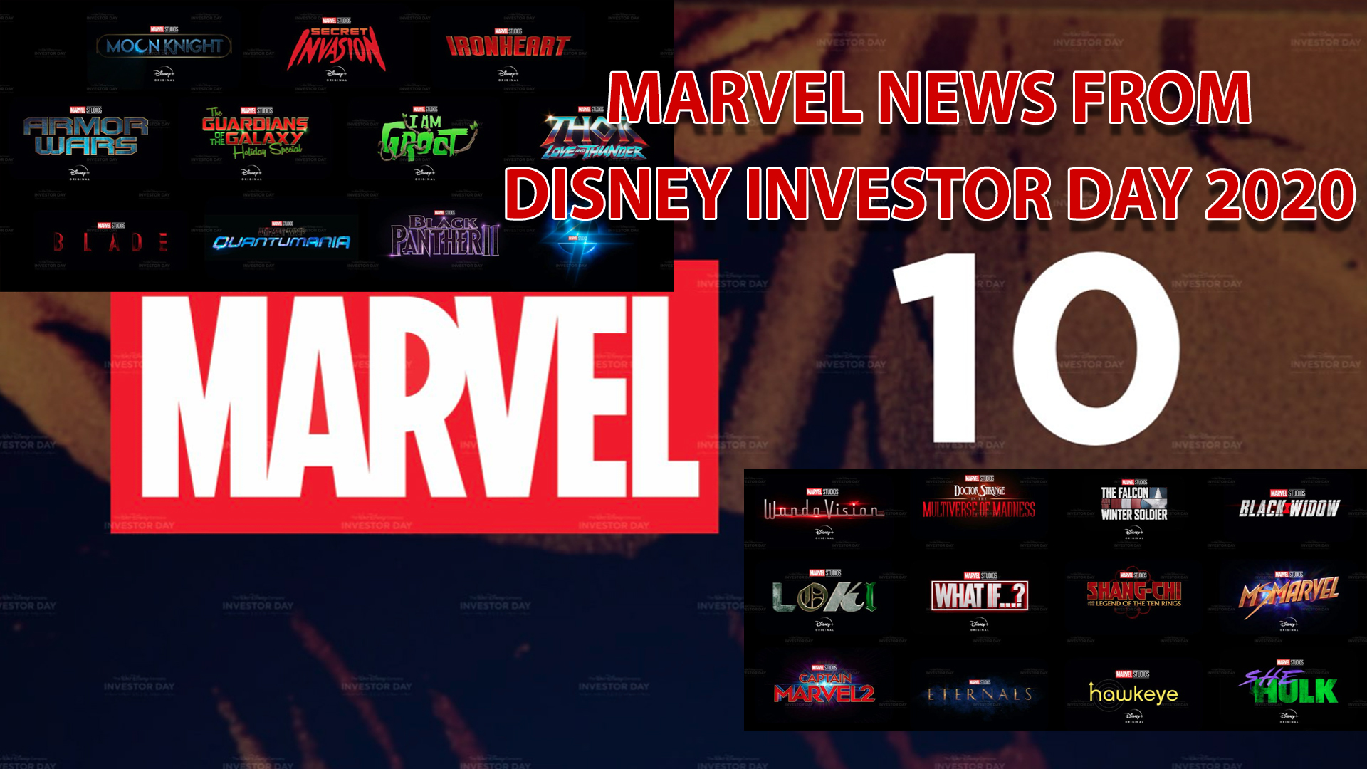 Many Exciting Marvel Series and Movie Announcements from Disney Investor Day 2020