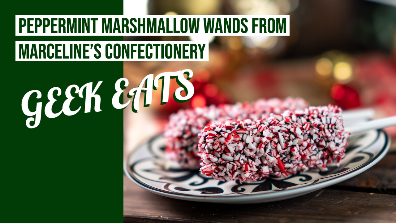 Peppermint Marshmallow Wands from Marceline’s Confectionery – GEEK EATS Disney Recipe