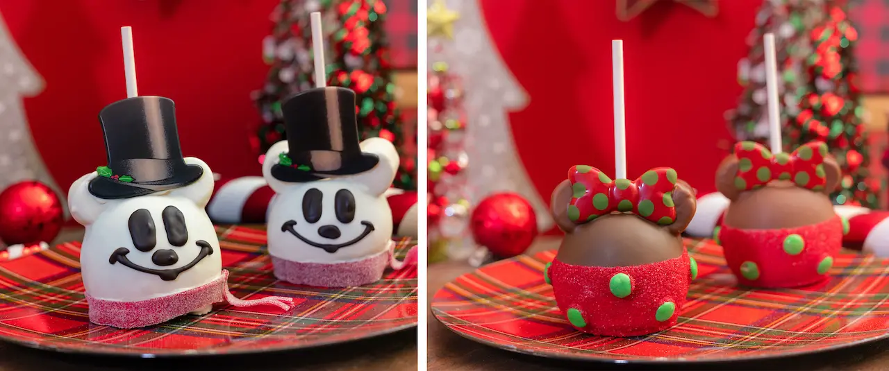 Mickey Snowman Apple & Minnie Holiday Apple