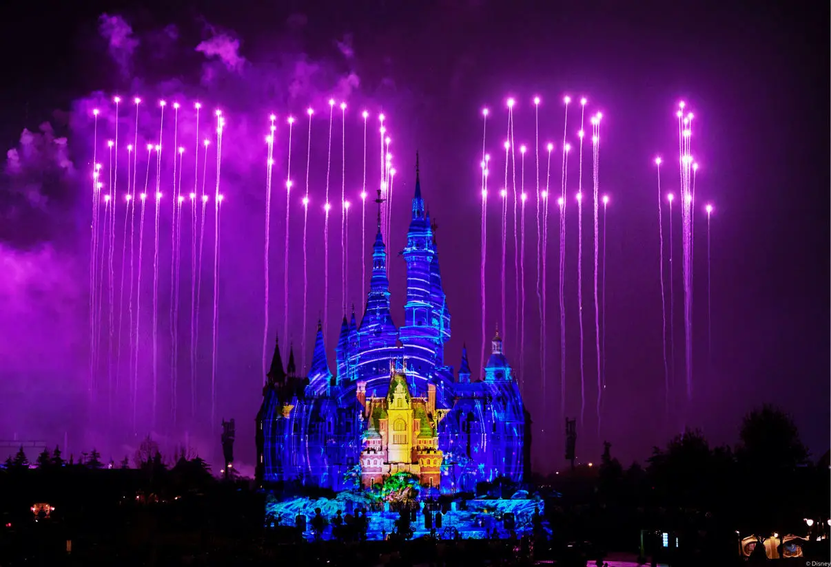 Shanghai Disneyland - Ignite the New Year Fireworks