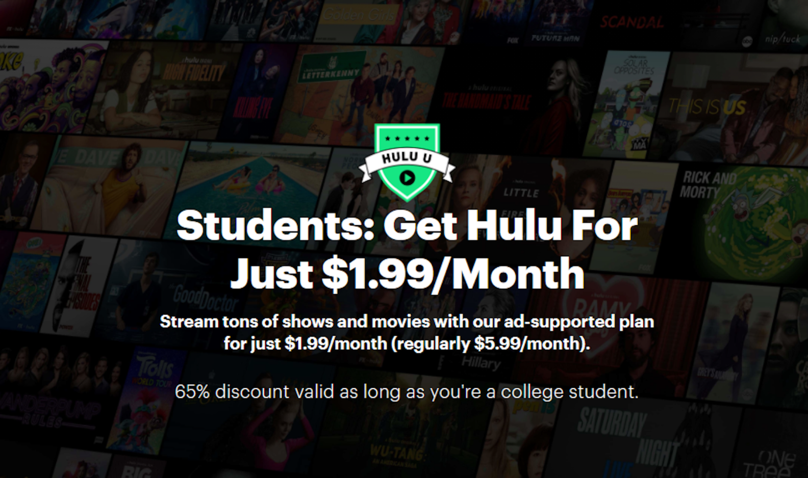 Hulu College Student Discount