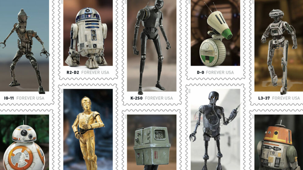 U.S. Postal Service Announces Star Wars Droids Stamps