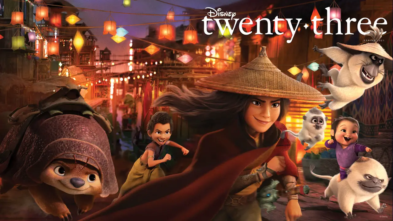 Disney twenty-three Features Raya and the Last Dragon in New Issue!