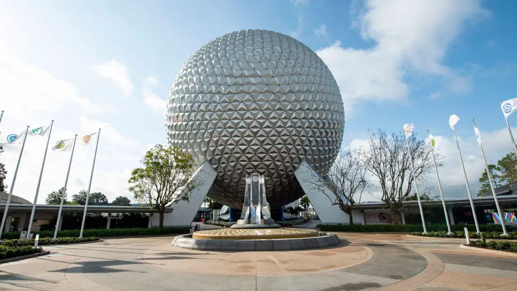 Spaceship Earth, Flags, EPCOT