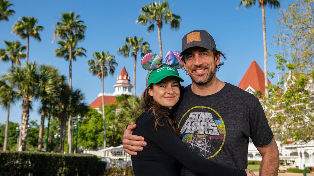 Aaron Rodgers & Shailene Woodley Share Visit to Walt Disney World