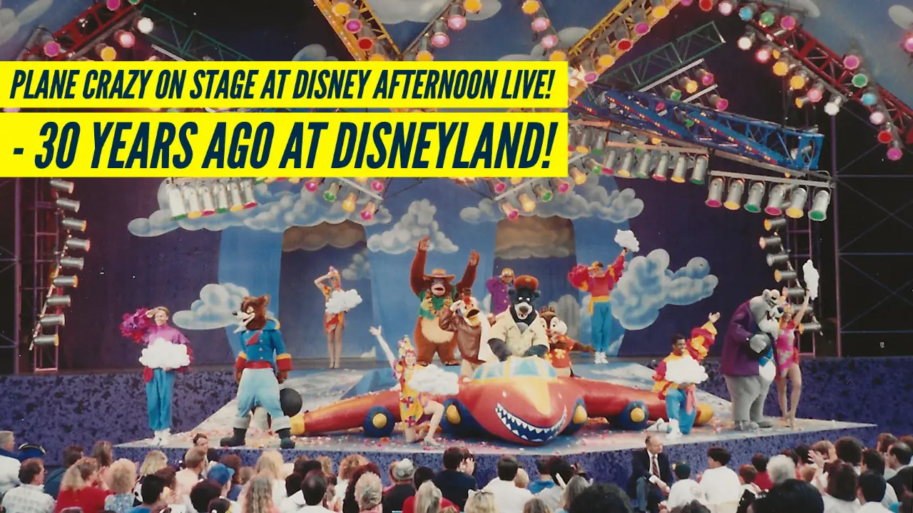 Plane Crazy On Stage at Disney Afternoon Live!