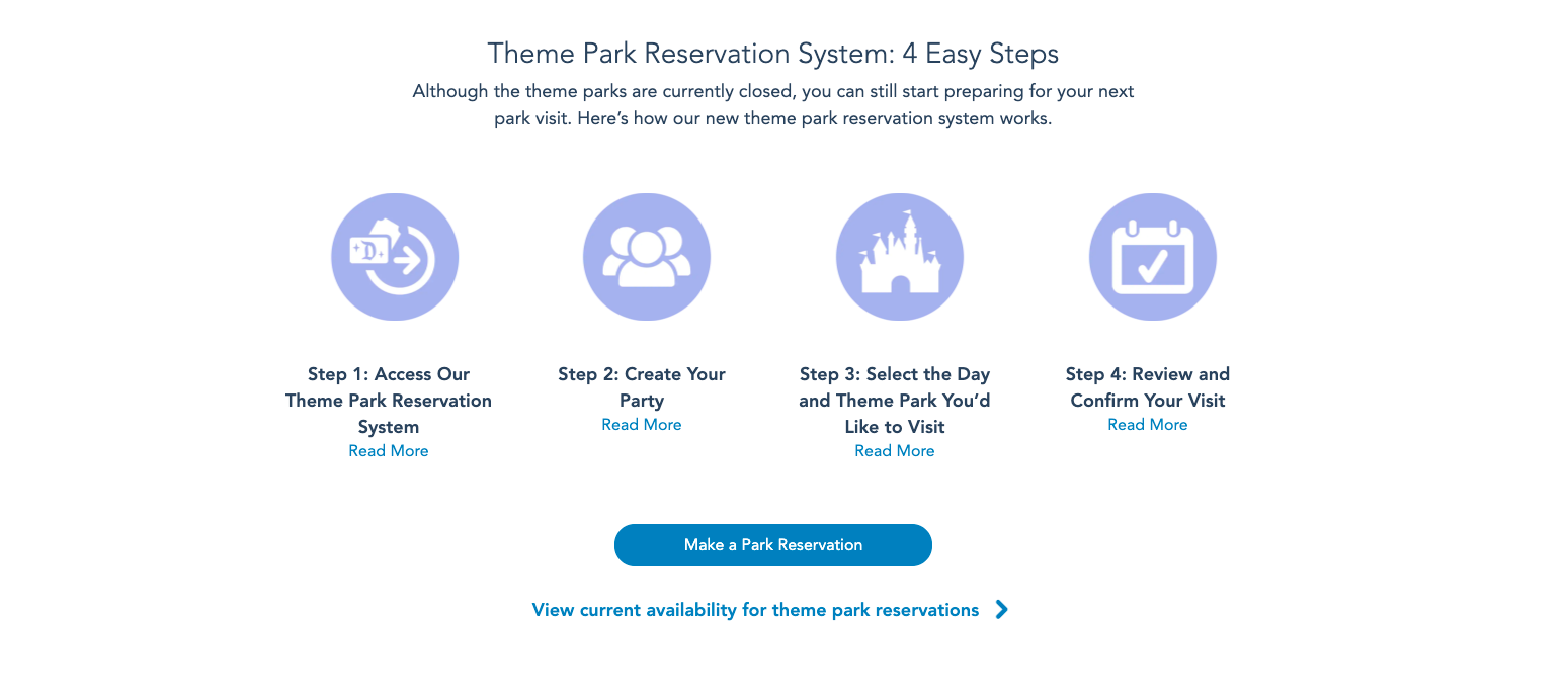 Disneyland Theme Park Reservations