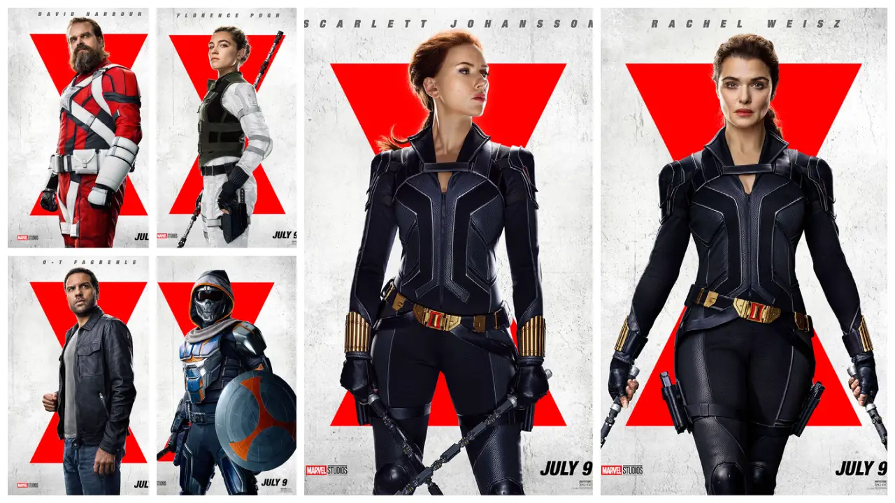 Character Posters Released for Black Widow