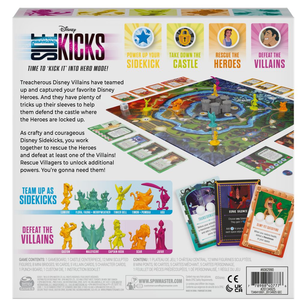 Disney Sidekicks Are the Heroes in New Board Game Coming This Summer!