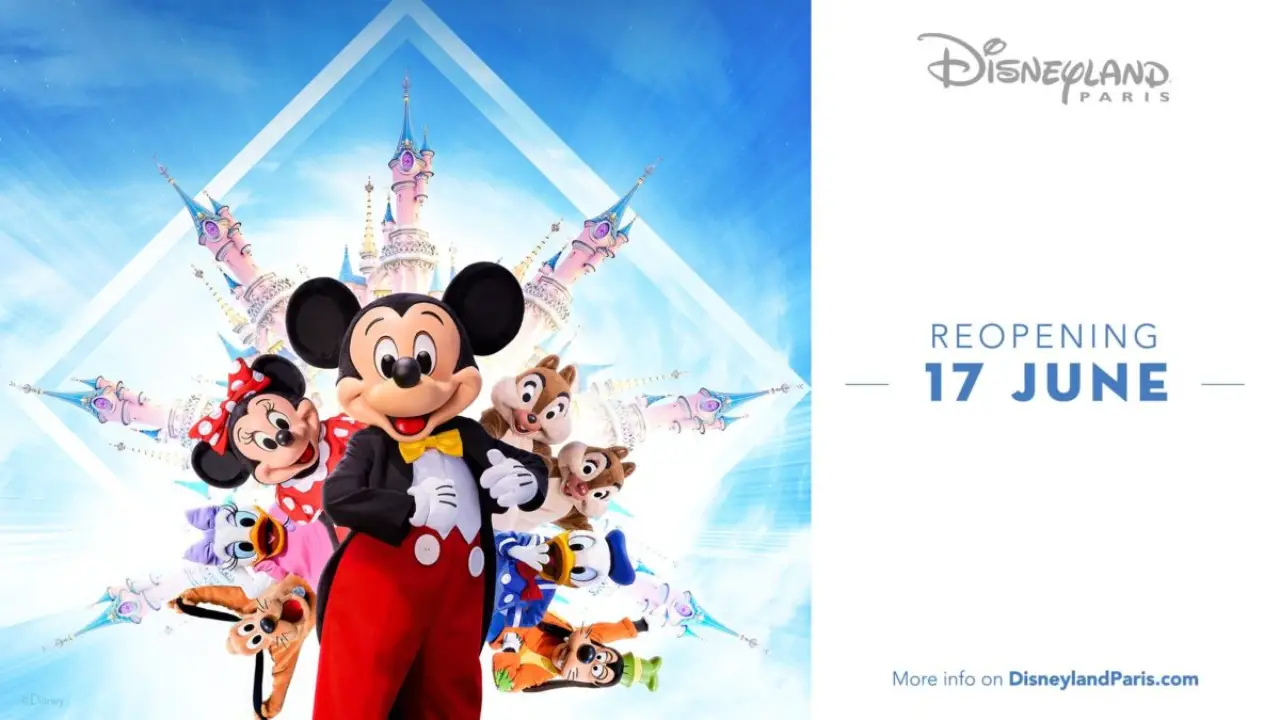 Disneyland Paris to Reopen on June 17