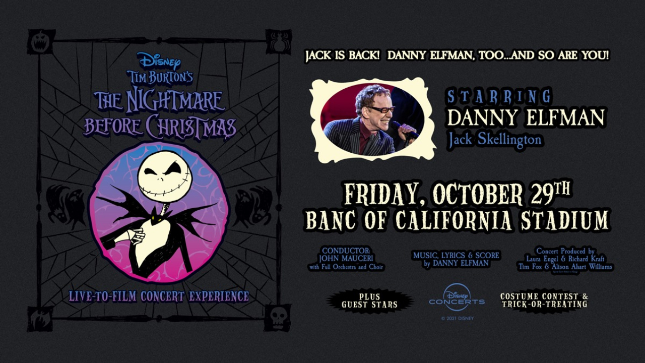 Legacy Passholders Get Early Access to The Nightmare Before Christmas Concert Experience with Danny Elfman Tickets