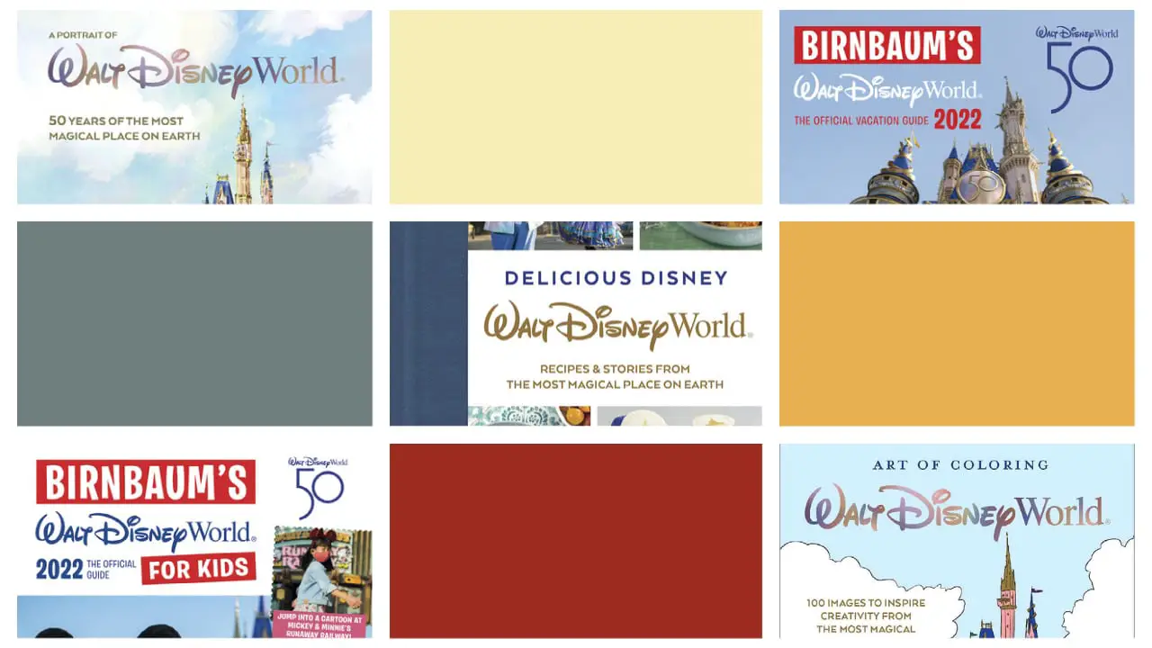 Disney Announces New Books Ahead of Walt Disney World Resort’s 50th-Anniversary Celebration