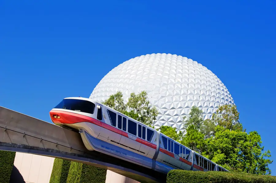 EPCOT Monorail Returns to Service at Walt Disney World Resort