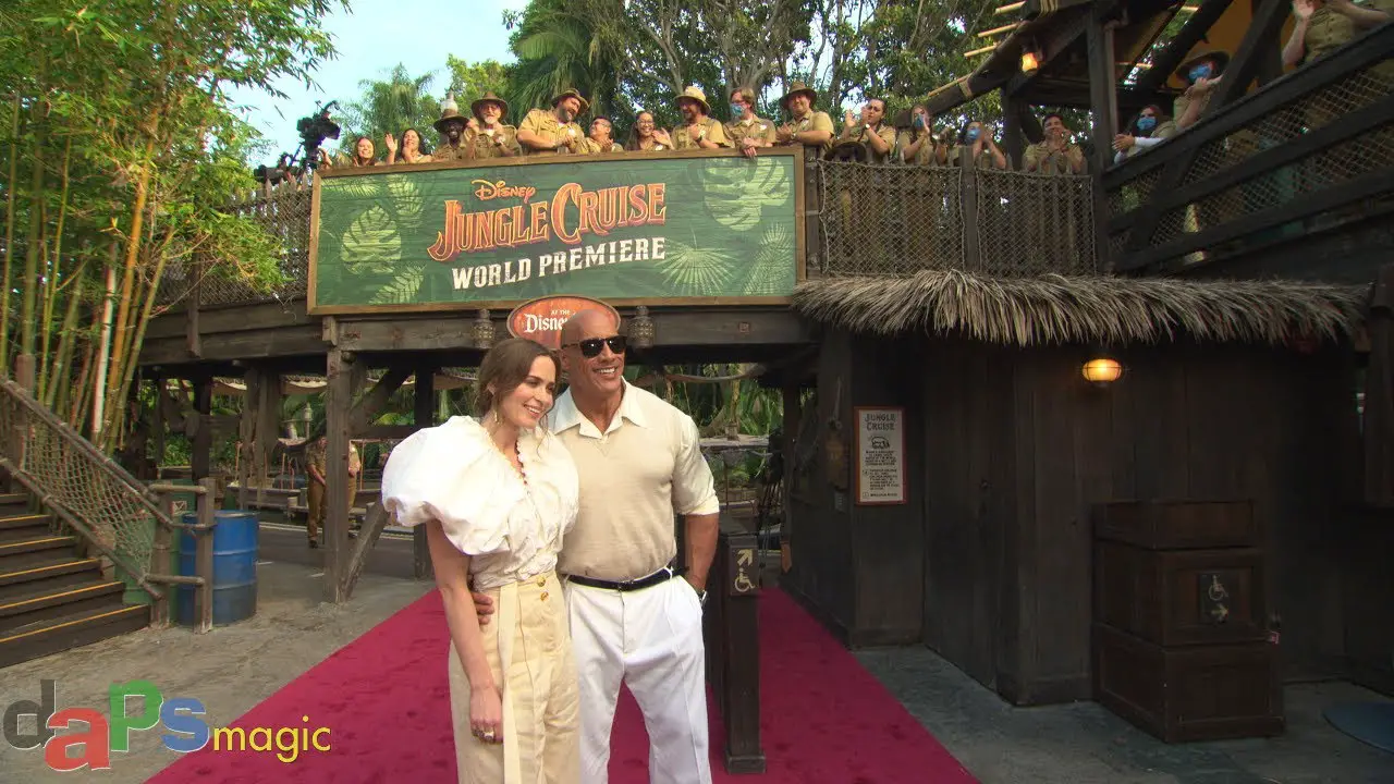 World Premiere of Disney’s Jungle Cruise Begins at Disneyland’s Jungle Cruise