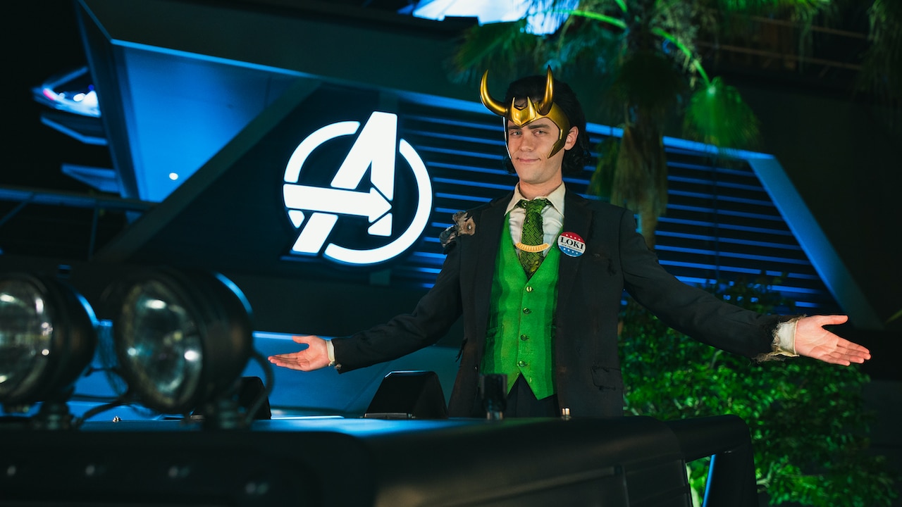 President Loki Coming to Campaign in Avengers Campus at Disneyland Resort