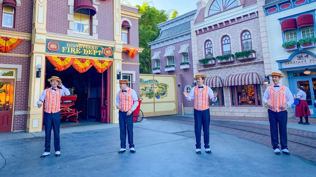 Dapper Dans Return to Disneyland for Halloween Time