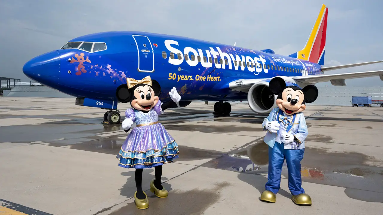 Southwest Airlines Joins Celebration of Walt Disney World’s 50th Anniversary