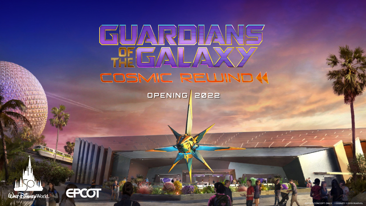 Guardians of the Galaxy: Cosmic Rewind Opening at EPCOT in 2022