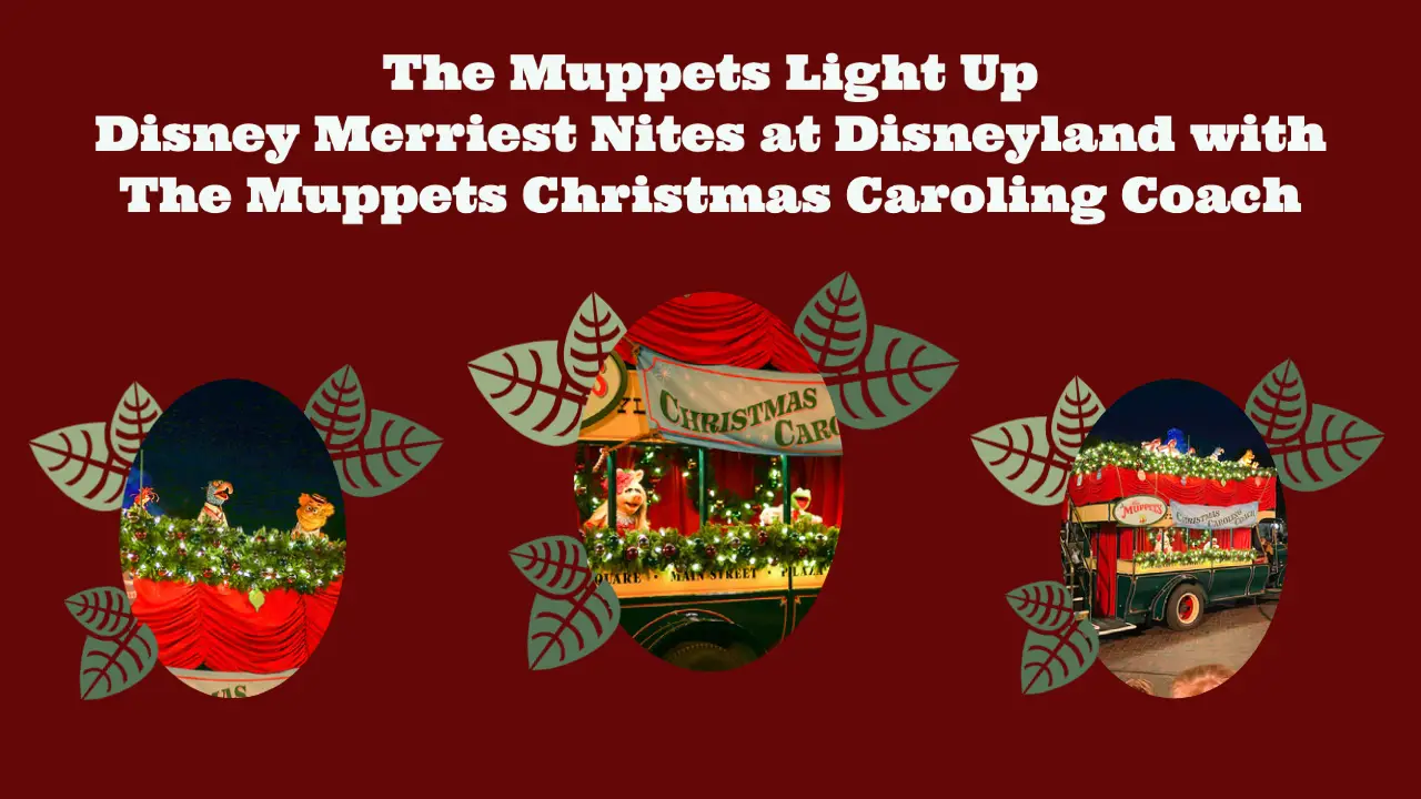 The Muppets Light Up Disney Merriest Nites at Disneyland with The Muppets Christmas Caroling Coach