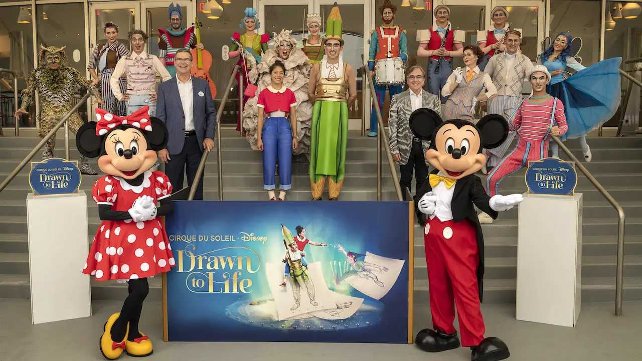Drawn to Life Presented by Cirque du Soleil and Disney Opens at Walt Disney World Resort