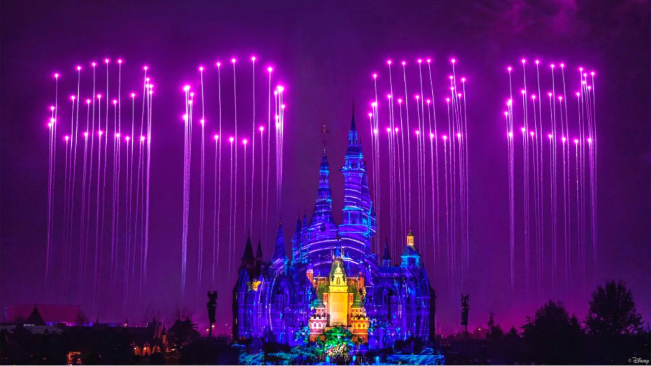 Shanghai Disney Resort Rings in the New Year with Spectacular Firework Celebrations