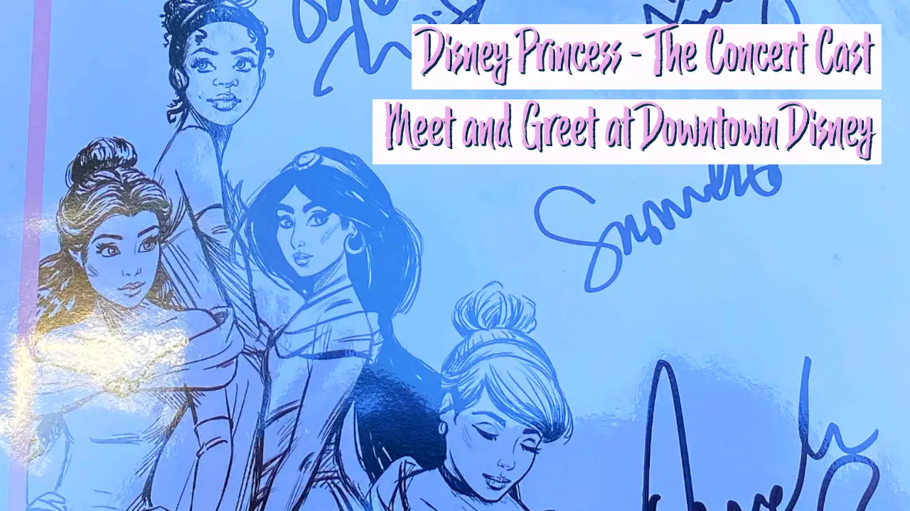 Disney Princess – The Concert Cast Meets with Guests in Downtown Disney District