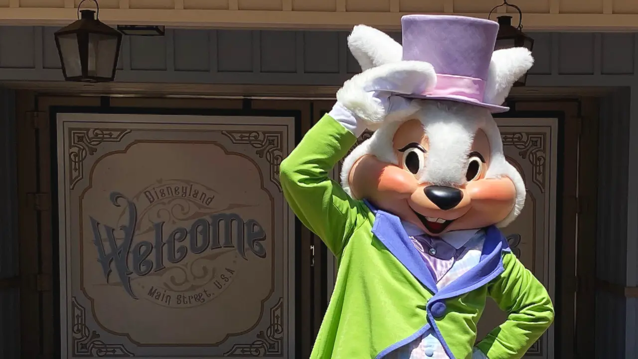 Easter Bunny Visits Disneyland for Easter Sunday