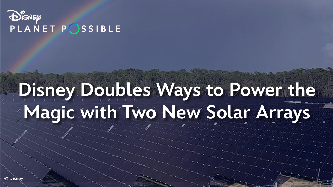Walt Disney World Doubles Solar Power with 2 New Solar Arrays