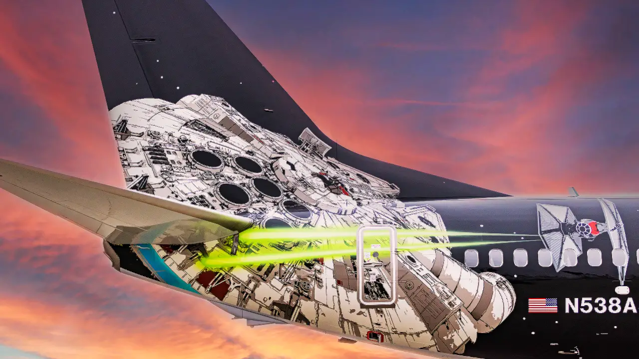 Alaska Airlines Unveils Star Wars-Themed Plane on Star Wars Day