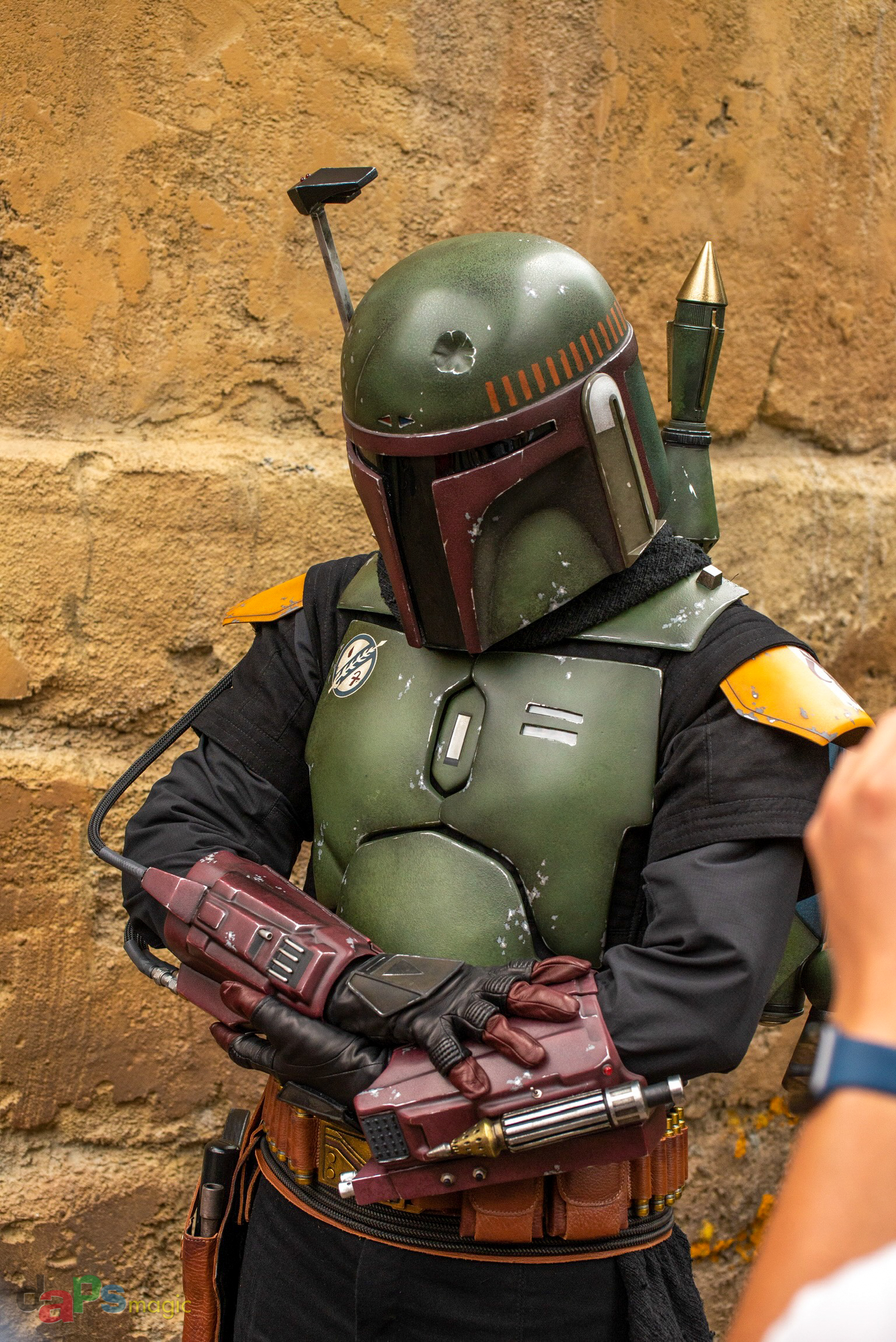 Boba Fett and Fennec Shand Arrive at Star Wars: Galaxy's Edge at Disneyland