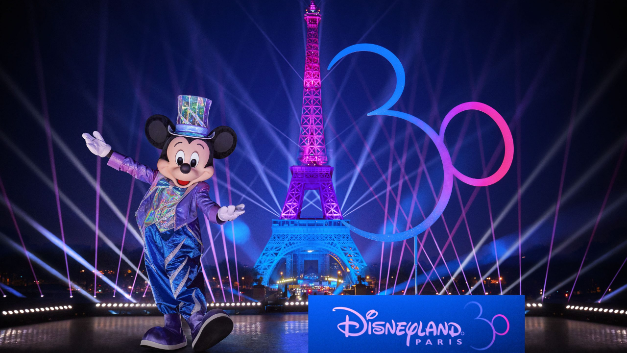 Mickey Mouse Brings Disney Magic to Eiffel Tower as Disneyland Paris Continues 30th Anniversary Celebration