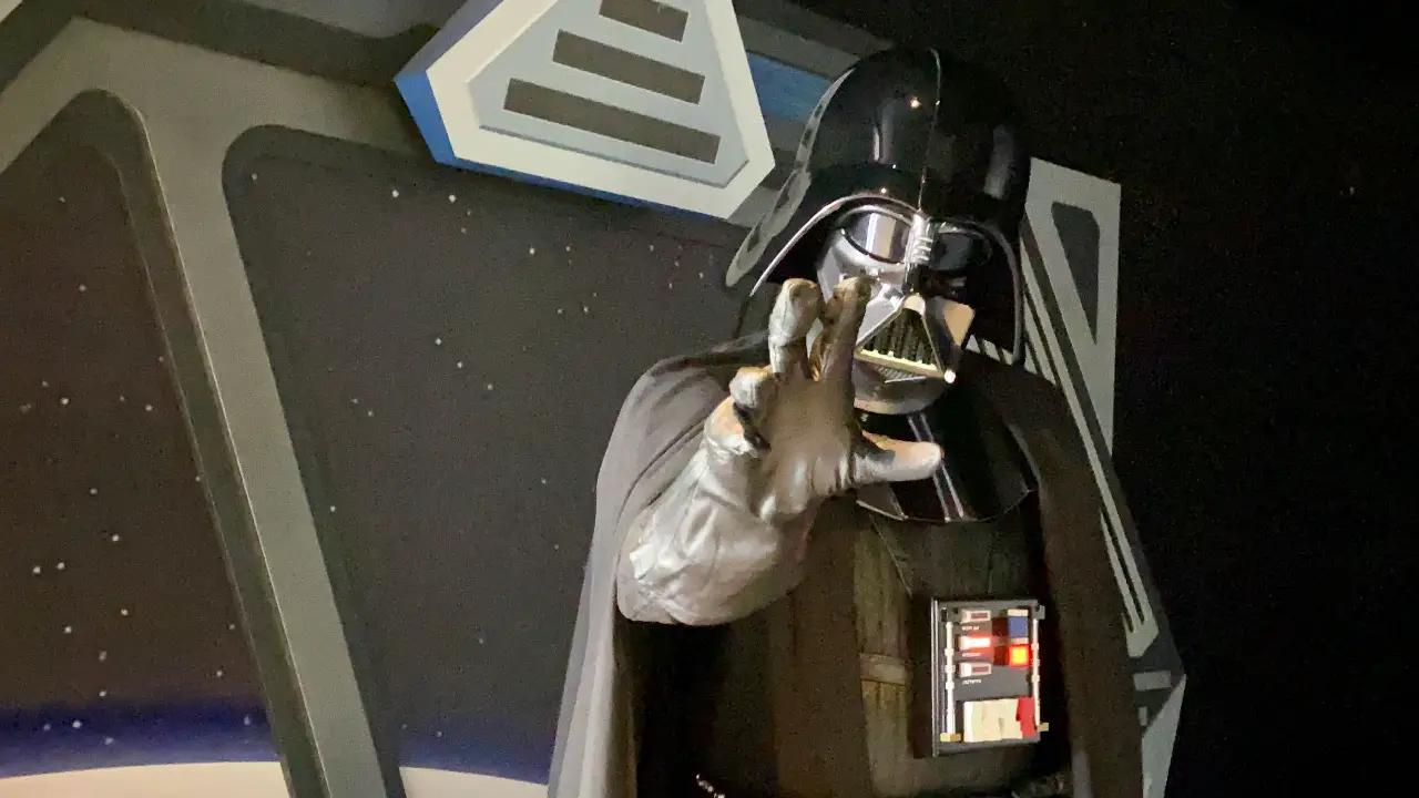Darth Vader Arrives in Tomorrowland at Disneyland