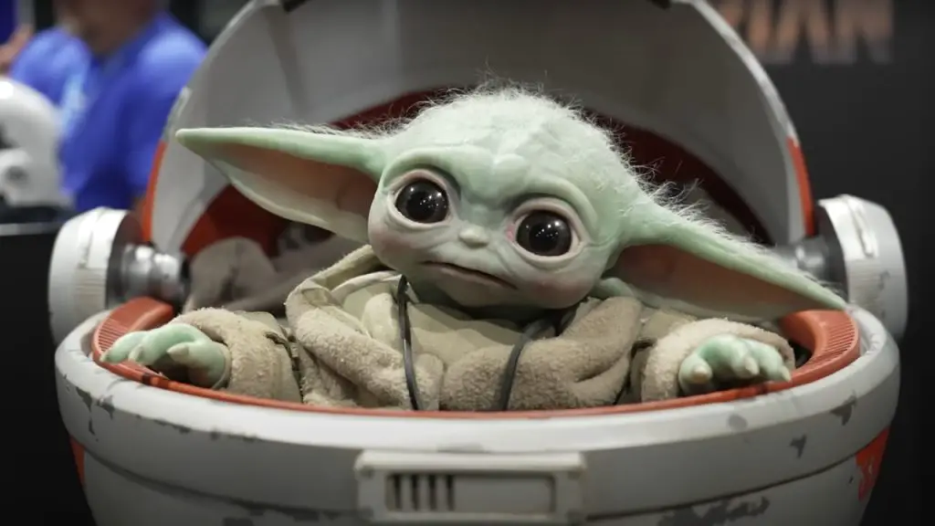 Lifelike Grogu (baby Yoda) Animatronic Wows San Diego Comic-con Attendees