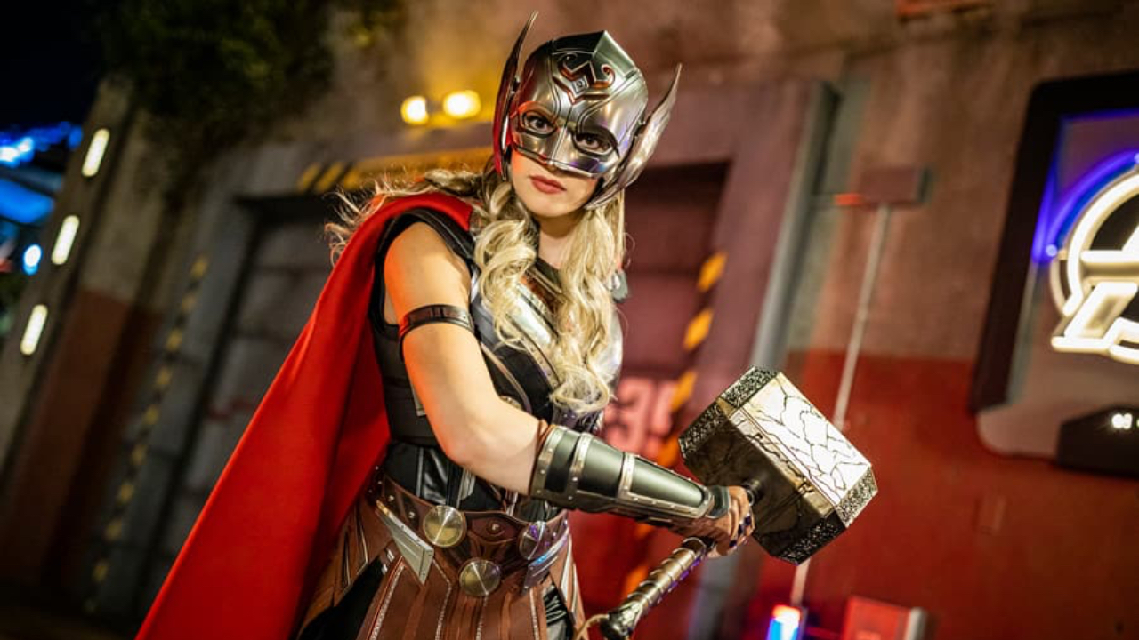 Mighty Thor Jane Foster Arrives at Avengers Campus at Disney California Adventure