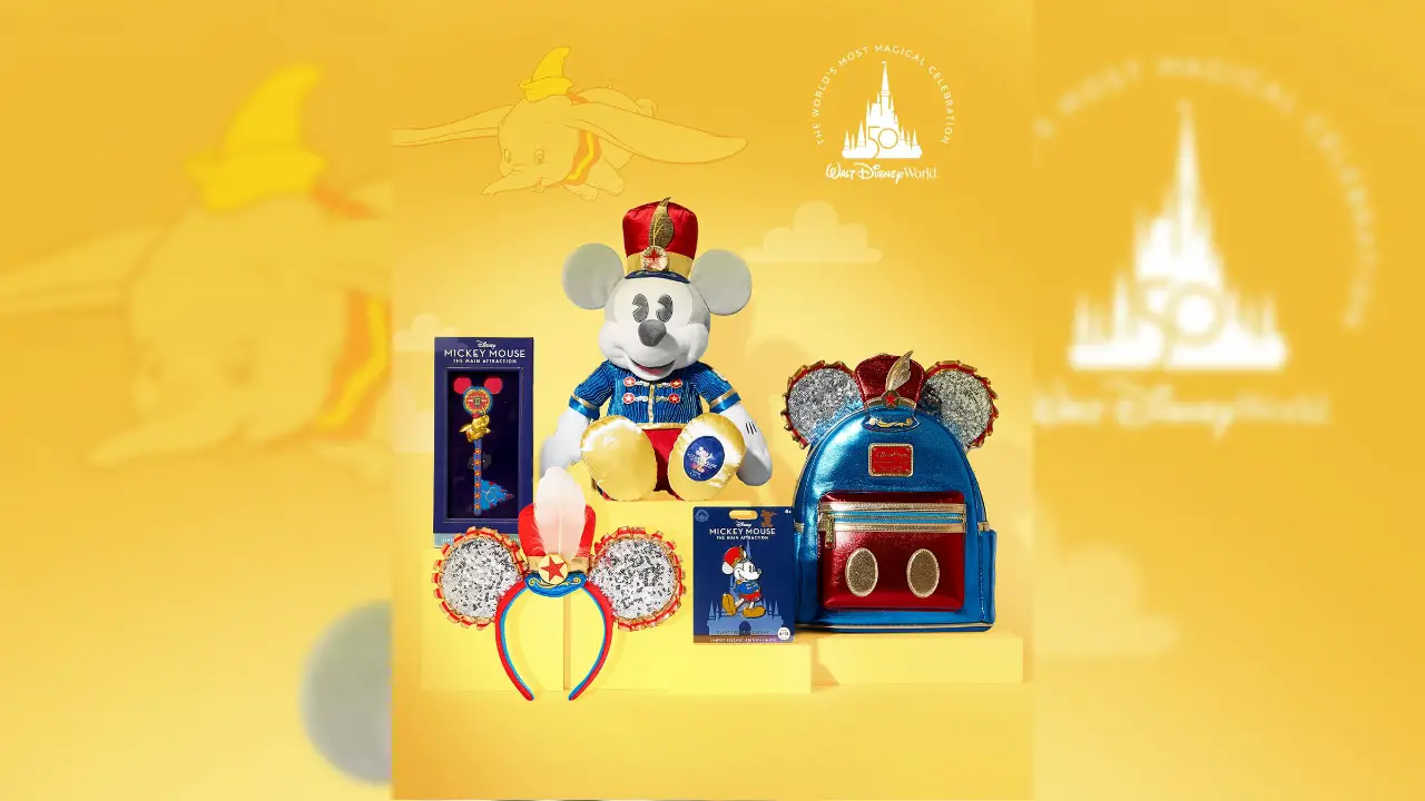 Dumbo the Flying Elephant and Mickey Mouse: The Main Attraction Come Together for New Walt Disney World Resort Merchandise